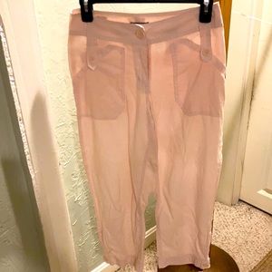 H&M light pink light weight Capri pants